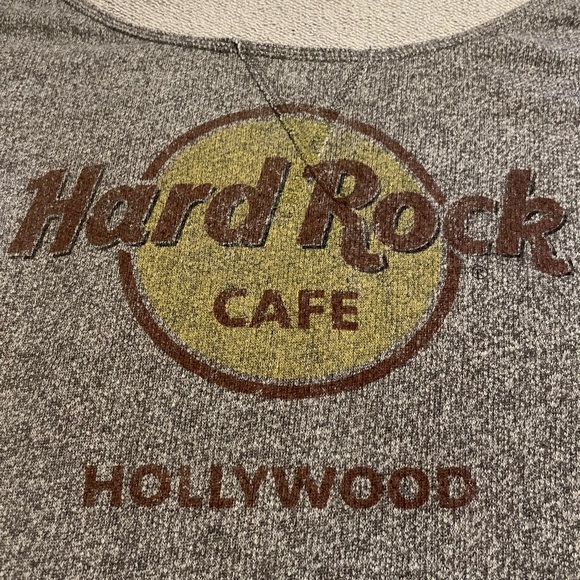 Hard Rock Cafe Hollywood Gray Sweater - Picture 2 of 3